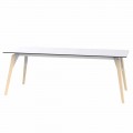 Sofabord i hvid eller sort laminat i 2 størrelser - Faz Wood af Vondom