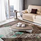 Sofabord i lakeret Mdf med drejetop lavet i Italien - Lisa Viadurini