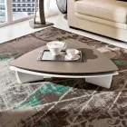 Sofabord i lakeret Mdf med drejetop lavet i Italien - Lisa Viadurini