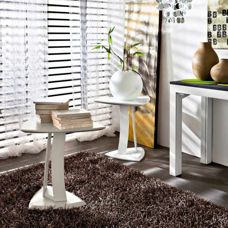 Sofabord i lakeret Mdf Lavet i Italien, høj kvalitet - Lisa Viadurini