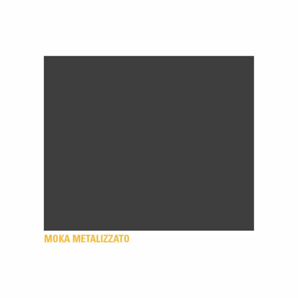 Metal sofabord med beholderbakke fremstillet i Italien - Numbo Viadurini