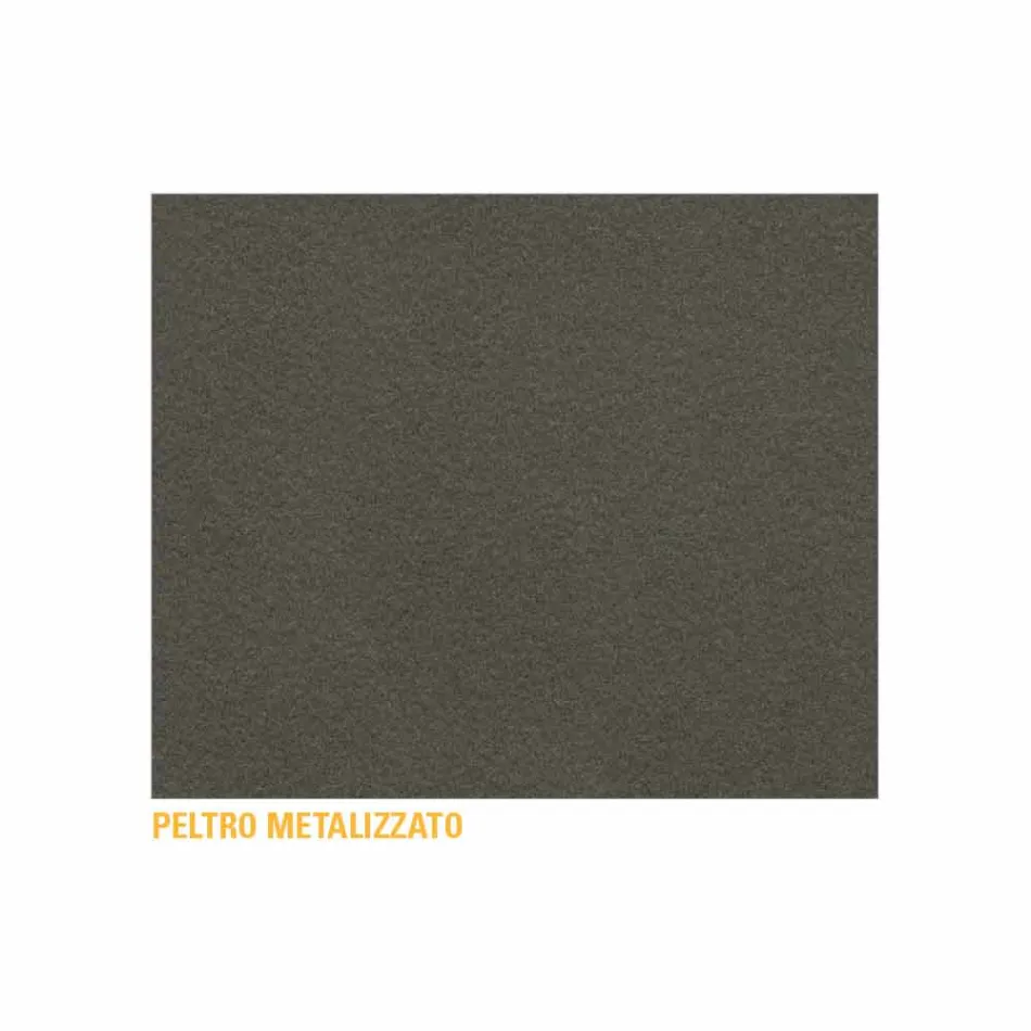 Metal sofabord med beholderbakke fremstillet i Italien - Numbo Viadurini