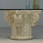 Sten og glas sofabord med et klassisk Balos design Viadurini