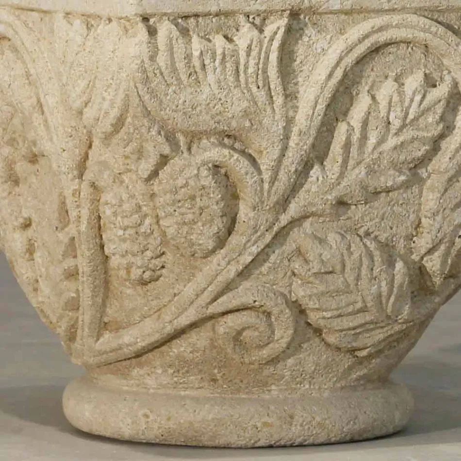 Sten og glas sofabord med et klassisk Mytros design Viadurini