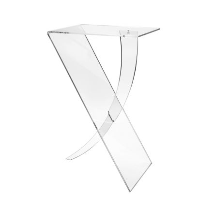Sofabord i plexiglas fra Virgin Polymer Made in Italy - Elsa Viadurini