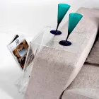 Sofabord i gennemsigtigt PMMA design Quero Vas Viadurini