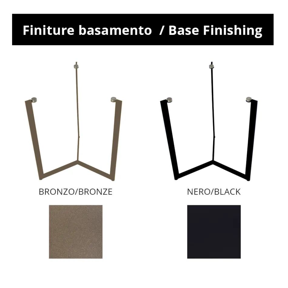 Sofabord af glas med stålbund lavet i Italien - Aspira Viadurini