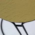 Glas sofabord og rund base lavet i Italien - Tullia Viadurini