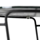 Glas sofabord og rund base lavet i Italien - Tullia Viadurini