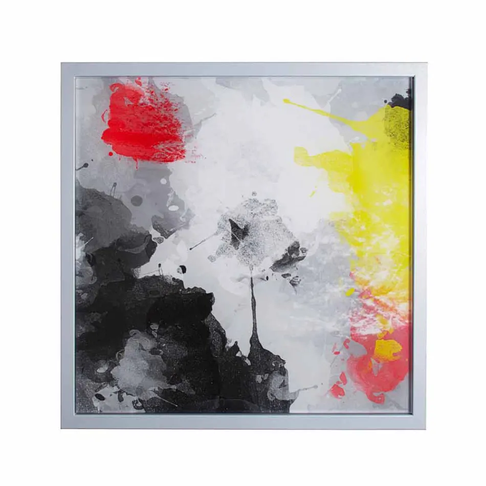 Moderne kaffe metal 50x50cm stue Nina, lavet i Italien Viadurini