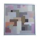 Moderne kaffe metal 50x50cm stue Nina, lavet i Italien Viadurini