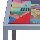 Moderne kaffe metal 50x50cm stue Nina, lavet i Italien Viadurini