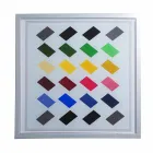 Moderne kaffe metal 50x50cm stue Nina, lavet i Italien Viadurini