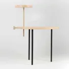 Moderne sofabord med rund asketop Fremstillet i Italien - Velino Viadurini