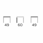 Moderne sofabord med rund top i Gres Made in Italy - Stuttgart Viadurini