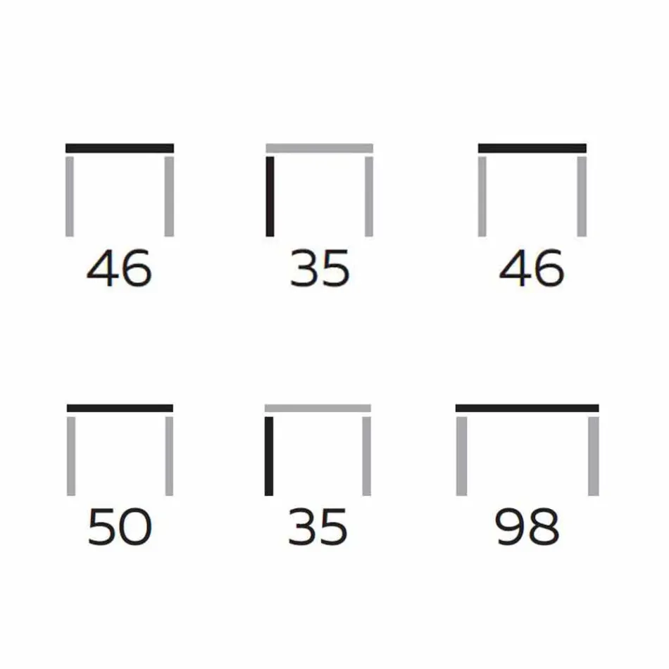 Moderne sofabord i Gres og bøg træ fremstillet i Italien - Titanic Viadurini