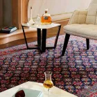 Moderne sofabord i Gres og bøg træ fremstillet i Italien - Titanic Viadurini