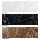 Moderne rundt sofabord i højkvalitets metal og marmor - Raphael Viadurini