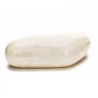 Ovalt sofabord i moderne fossilsten - Avenue Viadurini