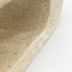 Sofabord / TV stativ i hvid agat fossil sten - Davis Viadurini