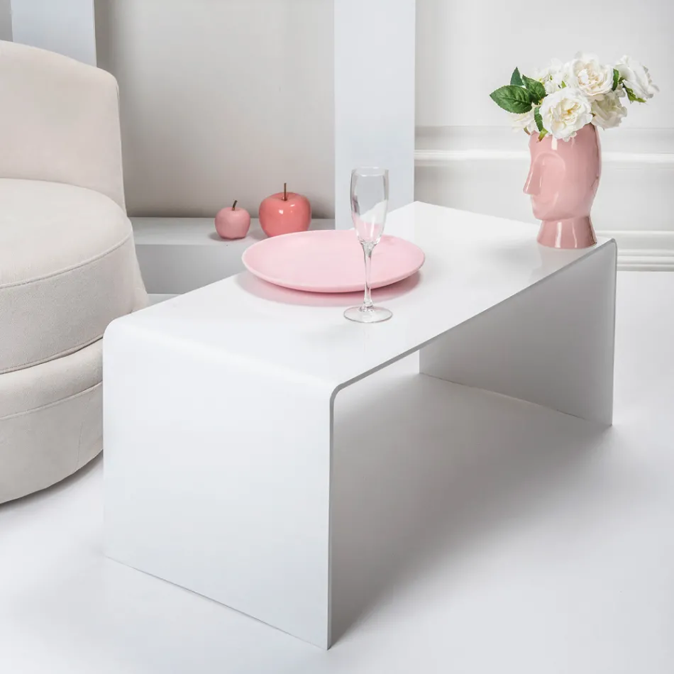 Sofabord Lavet af Plexiglas Made in Italy - Jasmin Viadurini