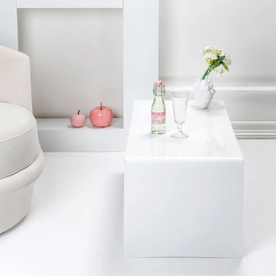 Sofabord Lavet af Plexiglas Made in Italy - Jasmin Viadurini