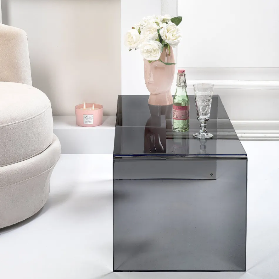 Sofabord Lavet af Plexiglas Made in Italy - Jasmin Viadurini