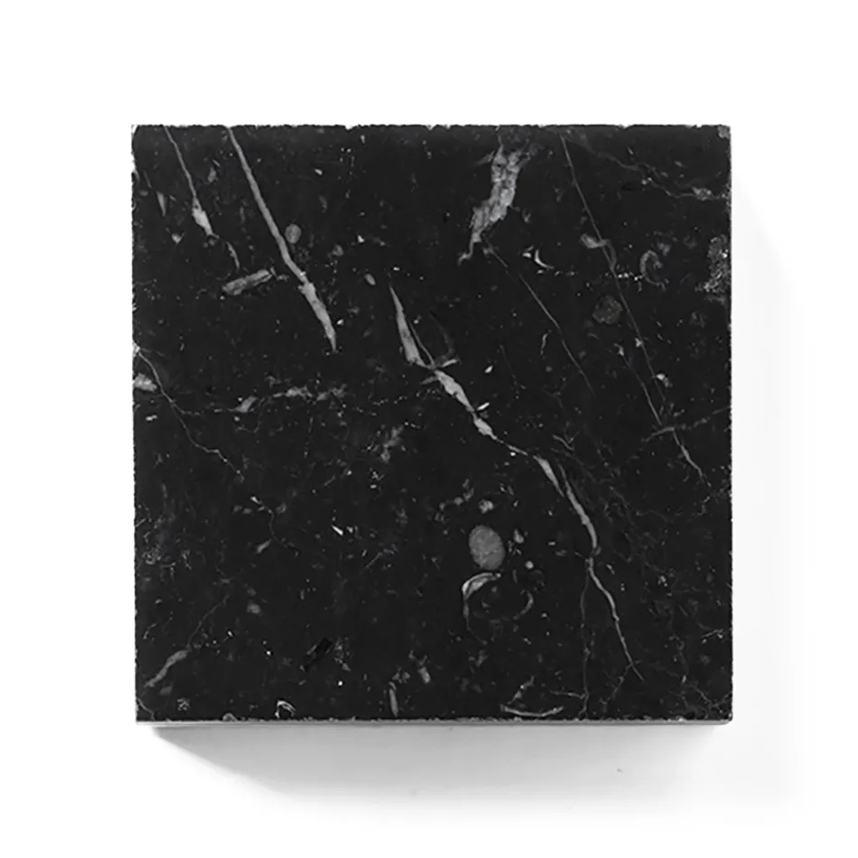 Rektangulært sofabord med marmorplade lavet i Italien - Makino Viadurini