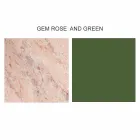 Rundt sofabord i stentøj og aske lavet i Italien - Bering Viadurini