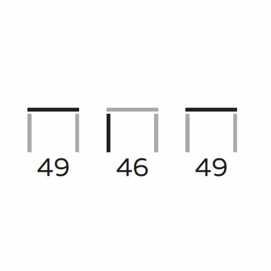 Rundt sofabord i stentøj og aske lavet i Italien - Bering Viadurini