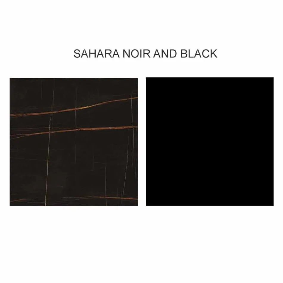 Rundt sofabord i stentøj og aske lavet i Italien - Bering Viadurini