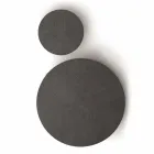 Rundt sofabord i Mdf med metalstruktur fremstillet i Italien - Aloe Viadurini