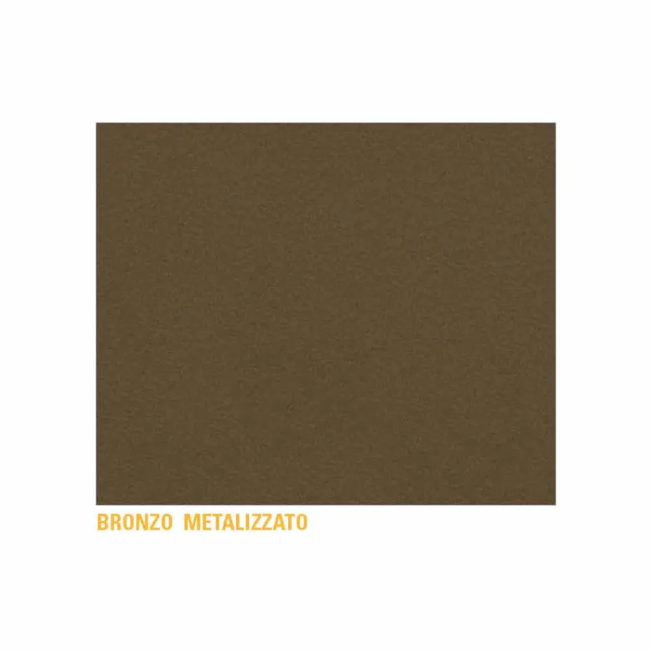 Luksus rundt sofabord i malet metal fremstillet i Italien - Mina Viadurini