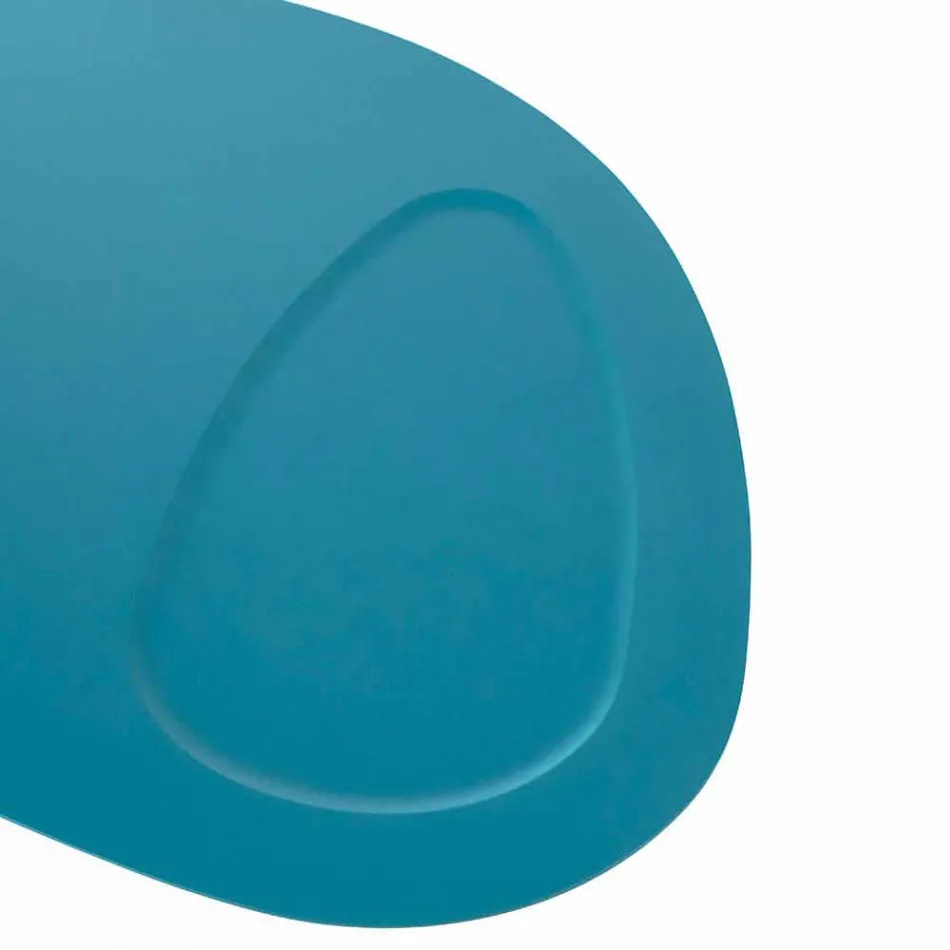 Moderne loungebord i form af Mdf og Chrome Metal - Pimpa Viadurini