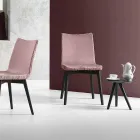 Rundt sofabord i sortgrå lakeret træ Fremstillet i Italien - Stuttgart Viadurini