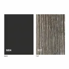 Transformerbart sofabord i træ og stål fremstillet i Italien - Demetro Viadurini