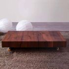 Transformerbart sofabord i træ og metal fremstillet i Italien - Patroclus Viadurini