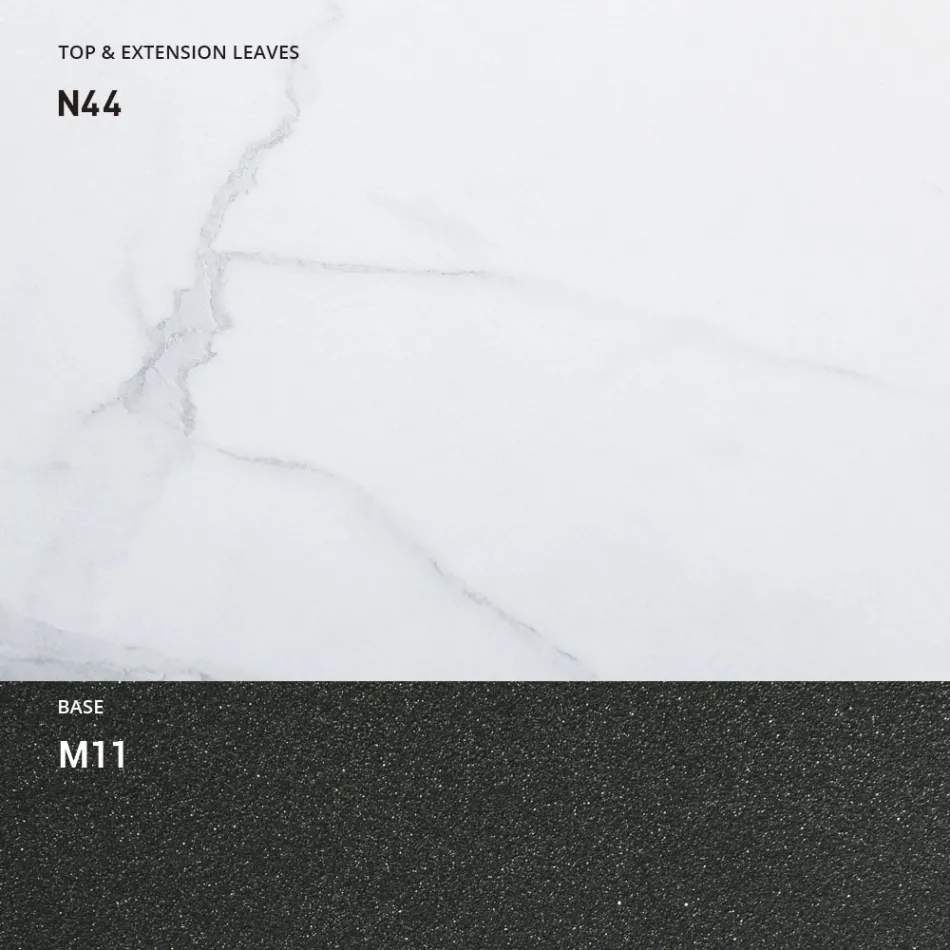 Transformerbart sofabord i træ og metal, lavet i Italien - Sanrocco Viadurini