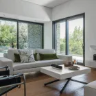 Transformerbart sofabord i træ og metal, lavet i Italien - Sanrocco Viadurini