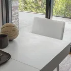 Transformerbart sofabord i træ og metal, lavet i Italien - Sanrocco Viadurini