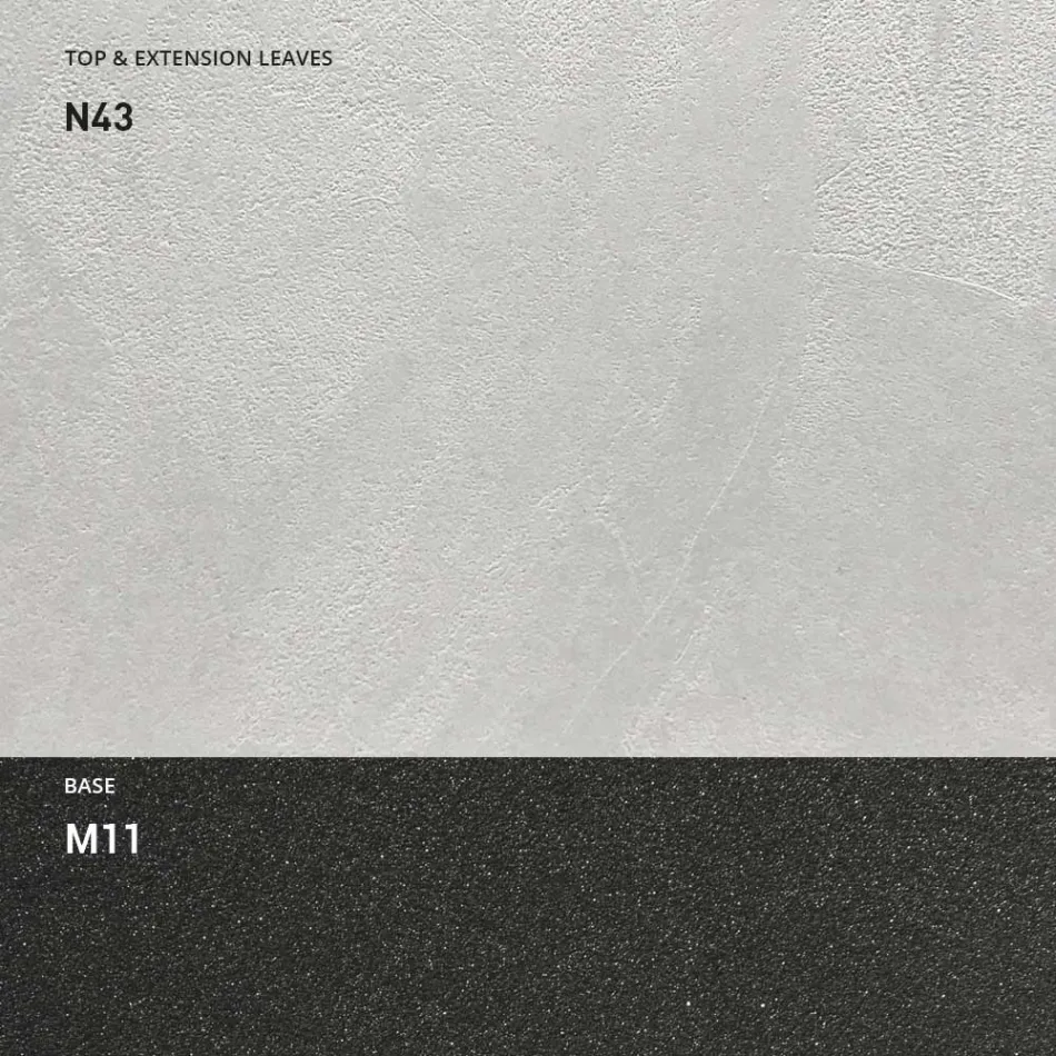 Transformerbart sofabord i træ og metal, lavet i Italien - Sanrocco Viadurini