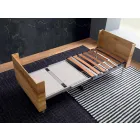 Transformerbart sofabord i massivt træ fremstillet i Italien - Trabucco Viadurini