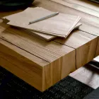 Transformerbart sofabord i massivt træ fremstillet i Italien - Trabucco Viadurini