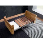 Transformerbart sofabord i massivt træ fremstillet i Italien - Trabucco Viadurini