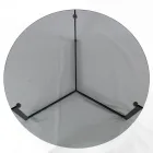 Sofabord i stål og glas Made in Italy - Aspira Viadurini