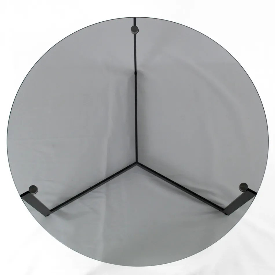 Sofabord i stål og glas Made in Italy - Aspira Viadurini