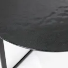 Sofabord i stål og glas Made in Italy - Aspira Viadurini