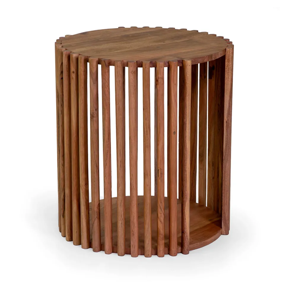 Sofabord lavet af akacietræ - Vortice Viadurini