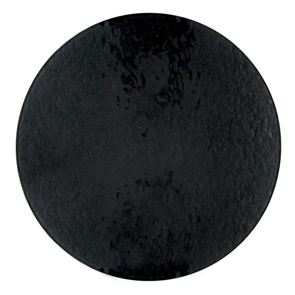 Rundt sofabord med glasplade lavet i Italien - Paini Viadurini