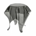 Tabel moderne design røget plexiglas Otte, lavet i Italien Viadurini